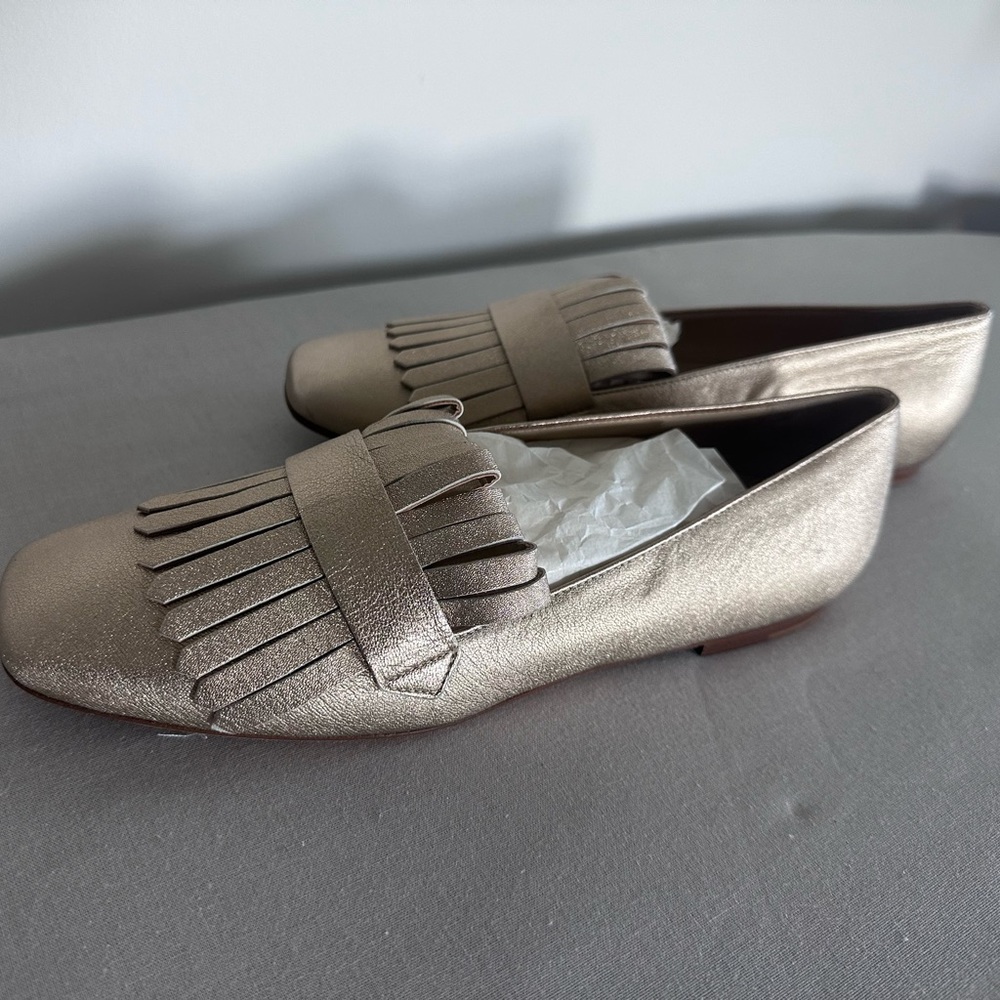 M. Gemi leather Kiltie flats